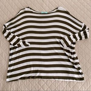 Karlie Dolman Sleeve Stripe Top